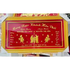 Khánh vàng kỷ niệm hôn phối tặng bố mẹ - KVYC00026