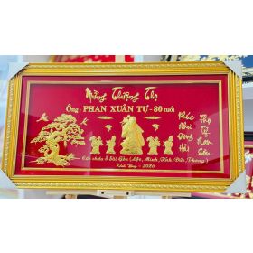 Khánh vàng mừng thọ 80 tuổi cao cấp - KVYC00015