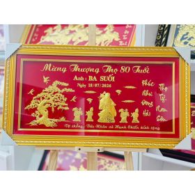 Khánh vàng mừng thượng thọ ông 80 tuổi - KVYC00030
