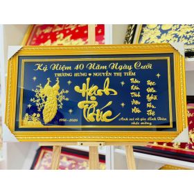 Khánh vàng kỷ niệm 40 năm ngày cưới Hạnh Phúc - KVYC00019